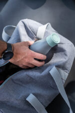 BergHOFF Termokrūze-Pudele LEO 500 ml | Ar diviem vāciņiem | Pelēka/Piparmētru - Image 2