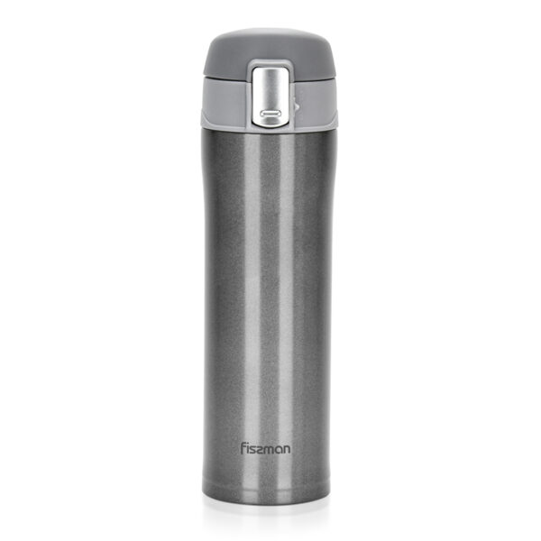 Fissman Termokrūze GREY | 450 ml, Ar aizslēgu