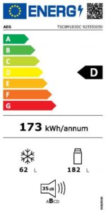 Iebūvējams ledusskapis AEG 8000 | Cooling 360°, GreenZone+, D klase - Image 7