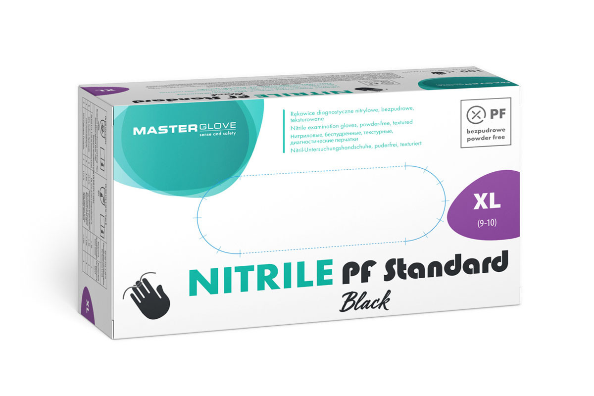vienkartines-nitrilines-pirstines-master-glove-xl-dydis-juodos-spalvos-100vnt Vienreizējie nitrila cimdi Master Glove, melni, XL izmērs, 100 gab. - Image 1