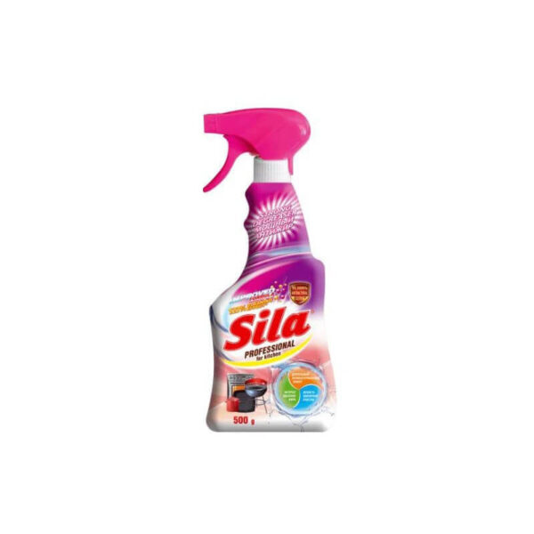 SILA Virtuves virsmu tīrīšanas līdzeklis, aerosols, 500g | Noņem taukus