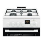 Gāzes plīts Electrolux | 50 cm, SteamBake, AirFry, Balta