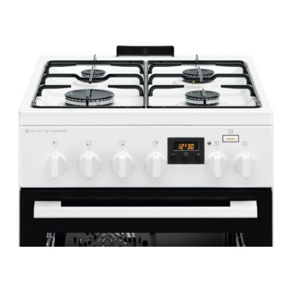 Gāzes plīts Electrolux | 50 cm, SteamBake, AirFry, Balta