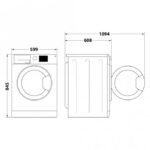 Viedā veļas mašīna Whirlpool W7 | A klase, īpaši klusa, ar tvaiku - Image 6