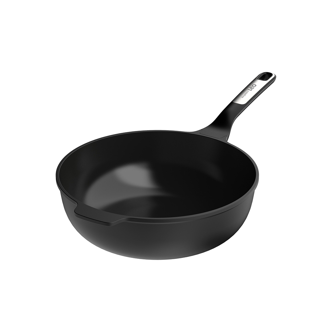 wok-keptuve-phantom-30cm-berghoff-3950581 BergHOFF WOK Panna Stone Plus 28 cm ar Vāku | CeraGreen pārklājums, piemērota cepeškrāsnij - Image 4