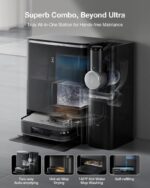 ECOVACS Siurblys Robotas DEEBOT X2 COMBO | 8700 Pa, Visiška Stotelė + Rankinis Siurblys