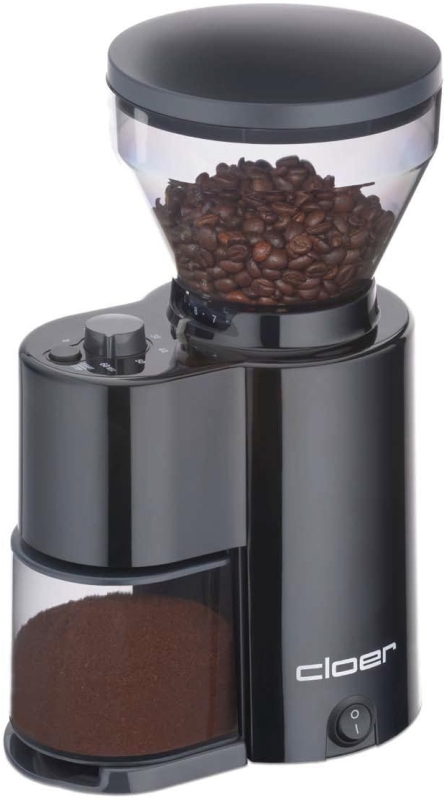 01_CLO7520 CLOER Kafijas dzirnaviņas ar akmeņiem CL07520 | 100 W, 300 g Tilpums, Regulējams daudzums - Image 1