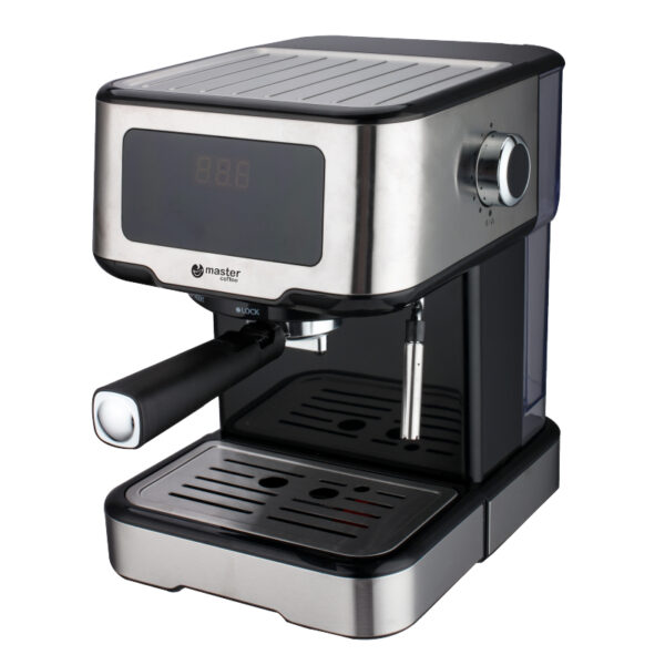 MASTER COFFEE Rokas Kafijas Automāts MC5403 | 15 Bāri, 1100 W, NTC, Krūzīšu Sildīšana, 1.5 L Tilpums
