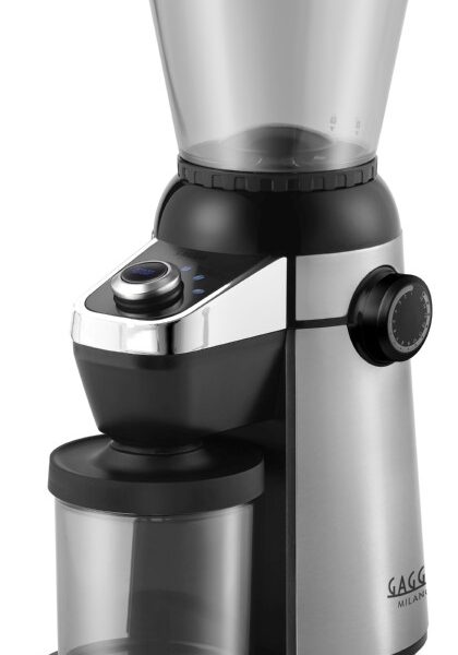 GAGGIA Kafijas dzirnaviņas MD15 | 15 iestatījumi, nerūsējošā tērauda dzirnakmeņi, digitālais taimeris