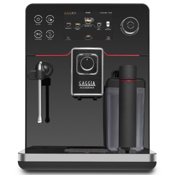GAGGIA Academia Glass RI9781/01 Pilnībā Automātisks Kafijas Automāts | 19 Dzērieni, Keramikas Dzirnaviņas, 4 Profili
