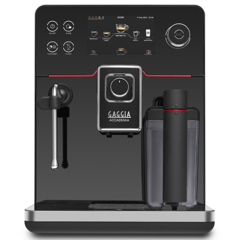 01_RI978101 GAGGIA Academia Glass RI9781/01 Pilnībā Automātisks Kafijas Automāts | 19 Dzērieni, Keramikas Dzirnaviņas, 4 Profili - Image 1