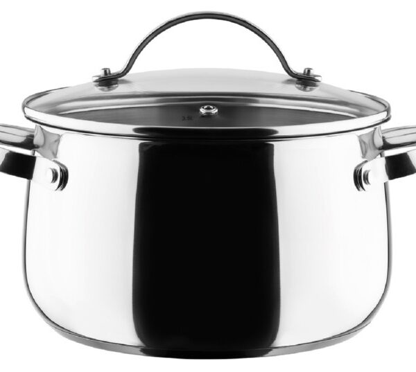 VINZER Katls VNZ50168 | 7 L, Ø 24 cm, FERRINOX® 18/10 Tērauds, Piemērots Indukcijai