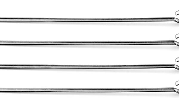 Iešmi Griliui WE15236 (4 gab.) | 36 cm, plata dizains, piemēroti kebabu cepšanai