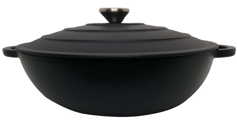 01_ZY030DBKI ZYLE Emaljēts čuguna katls ZY030DBKI | 4,8 L, Ø 30 cm, tumši zils, piemērots cepeškrāsnīm un indukcijai - Image 1