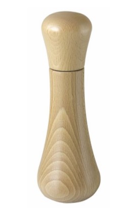 ZYLE Prieskonių Malūnėlis ZY066GRNT | 23 cm, Natūralus Beržas, "CrushGrind" Keraminės Girnos (Kopija)