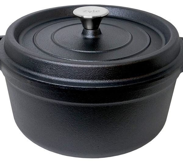 ZYLE Čuguna Katls ZY128KI | 6 L, Ø 28 cm, Autentiska Čuguna Garša, Piemērots Visām Virsmām