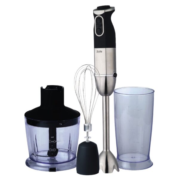 ZYLE Pārtikas Smalcinātājs ZY8225BL | 1000 W, Titāna Asmeņi, 3-in-1 Funkcionalitāte