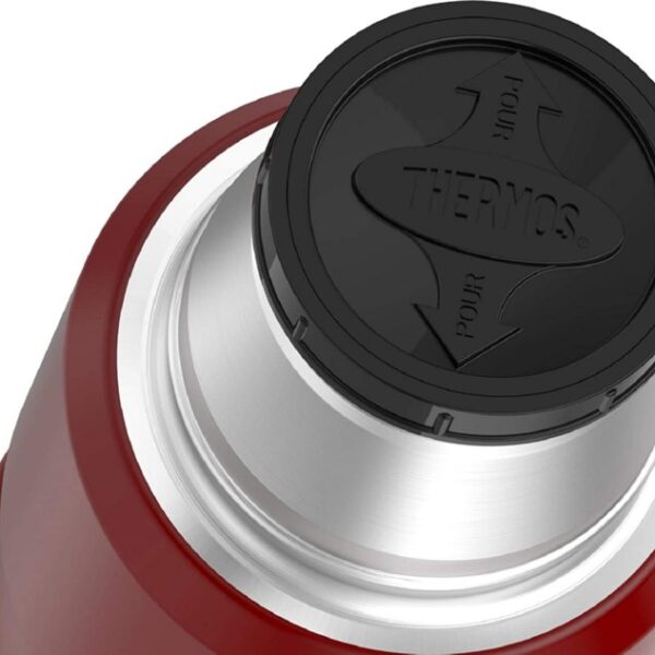THERMOS Termoss THSK2000CR 470 ml | Sarkans, Saglabā Karstumu 18 Stundas, Aukstumu 24 Stundas, Triecienizturīgs