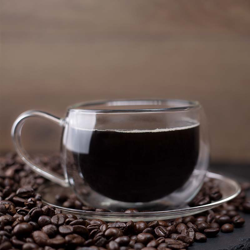 02_ZY2427DGP Zyle Termostiklinės su lėkštutėmis ZY2427DGP | 270 ml (2 vnt.), Borosilikatinis stiklas, Rankų darbas (Kopija) - Image 1