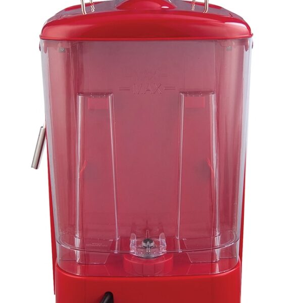 MASTER COFFEE Rokas kafijas automāts MC503RED | 15 bāri, piena putu pagatavošana, 1,25 L tilpums, sarkans