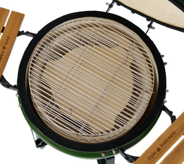 ZYLE Kamado Grils ZY22GRSET | 56 cm (22 collas), GARANTIJA VISU EKSPLUATĀCIJAS LAIKU, Pilns Piederumu Komplekts