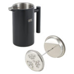 GIPFEL Kavinukas French Press Deluxe Black 52423 | 1 L, Dvigubos sienelės, Juodas matinis