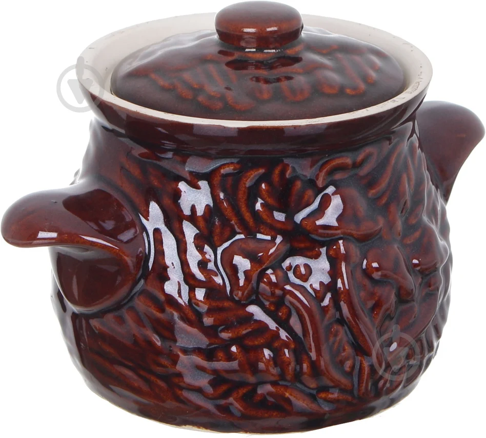 1068361_3 Čenakinė (Puodas Troškinimui) 0,7 L | Keramika, Pieno Degimas, Glazūra