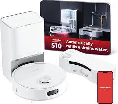 SwitchBot Robotsūcējs S10 (W321180) | 6500 Pa, Pilnībā aprīkota stacija, Savienojams ar ūdensvadu