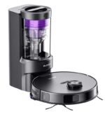 Eureka Robotas siurblys E10S | 4000 Pa, Automatinė stotelė, Juodas