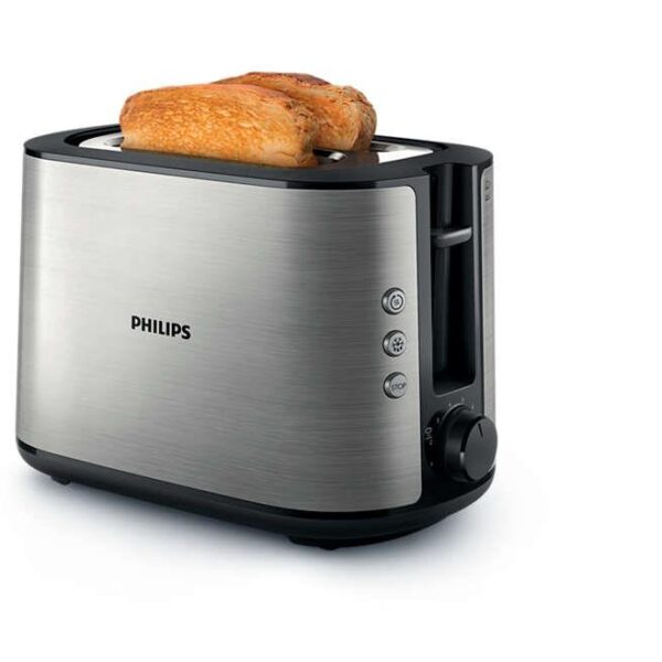 Philips Toaster HD2650/90, 950 W, Nerūsējošais tērauds | 8 iestatījumi, Integrēts statīvs
