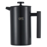 GIPFEL Kavinukas French Press Deluxe Black 52423 | 1 L, Dvigubos sienelės, Juodas matinis