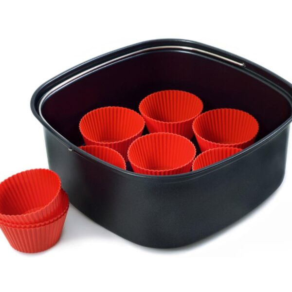 Philips Airfryer XXL Cepšanas komplekts HD9956/00 | Ģimenes izmēra forma un 9 silikona kēksu formiņas