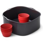 Philips Airfryer XXL Cepšanas komplekts HD9957/00 | Cepšanas panna un 9 kēksu formiņas