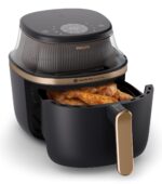 Philips Airfryer NA322/00 3000 serija | 4.2 L, 1400 W, Su langeliu, Juoda/Vario