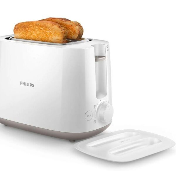 Philips Tosteris HD2582/00, 830 W, Balts | 8 iestatījumi, Kompakts