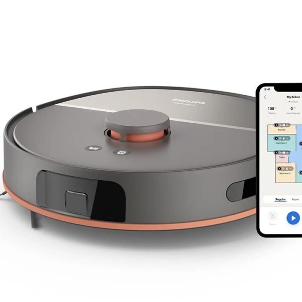 Philips Robotsūcējs XU5000/10 | 10000 Pa, Sūc un mazgā, LDS Navigācija