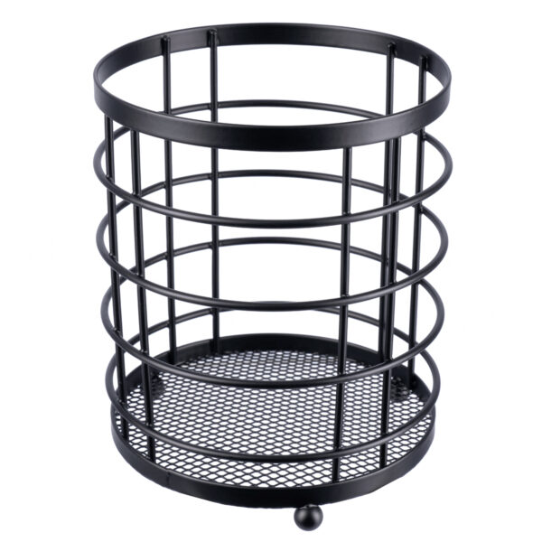 GIPFEL Virtuvinių įrankių stovas Moran 51773 | 12x15.5 cm, Juodas plienas, Matinis