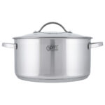 GIPFEL Puodas Victory 1369 | 4.7 L, 24 cm, Plienas 18/10, Indukcija