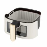 BERLINGER HAUS Silikoninis Indas Karšto Oro Gruzdintuvei BH8884 | 21x21x9 cm, Kreminė Spalva