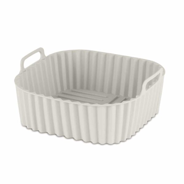 BERLINGER HAUS Silikoninis Indas Karšto Oro Gruzdintuvei BH8884 | 21x21x9 cm, Kreminė Spalva