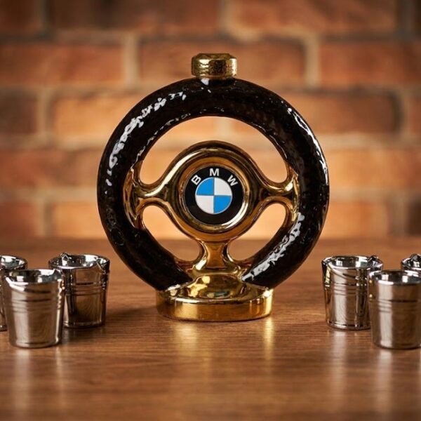Keraminis rinkinys "BMW Vairas" | Grafinas ir 6 taurelės