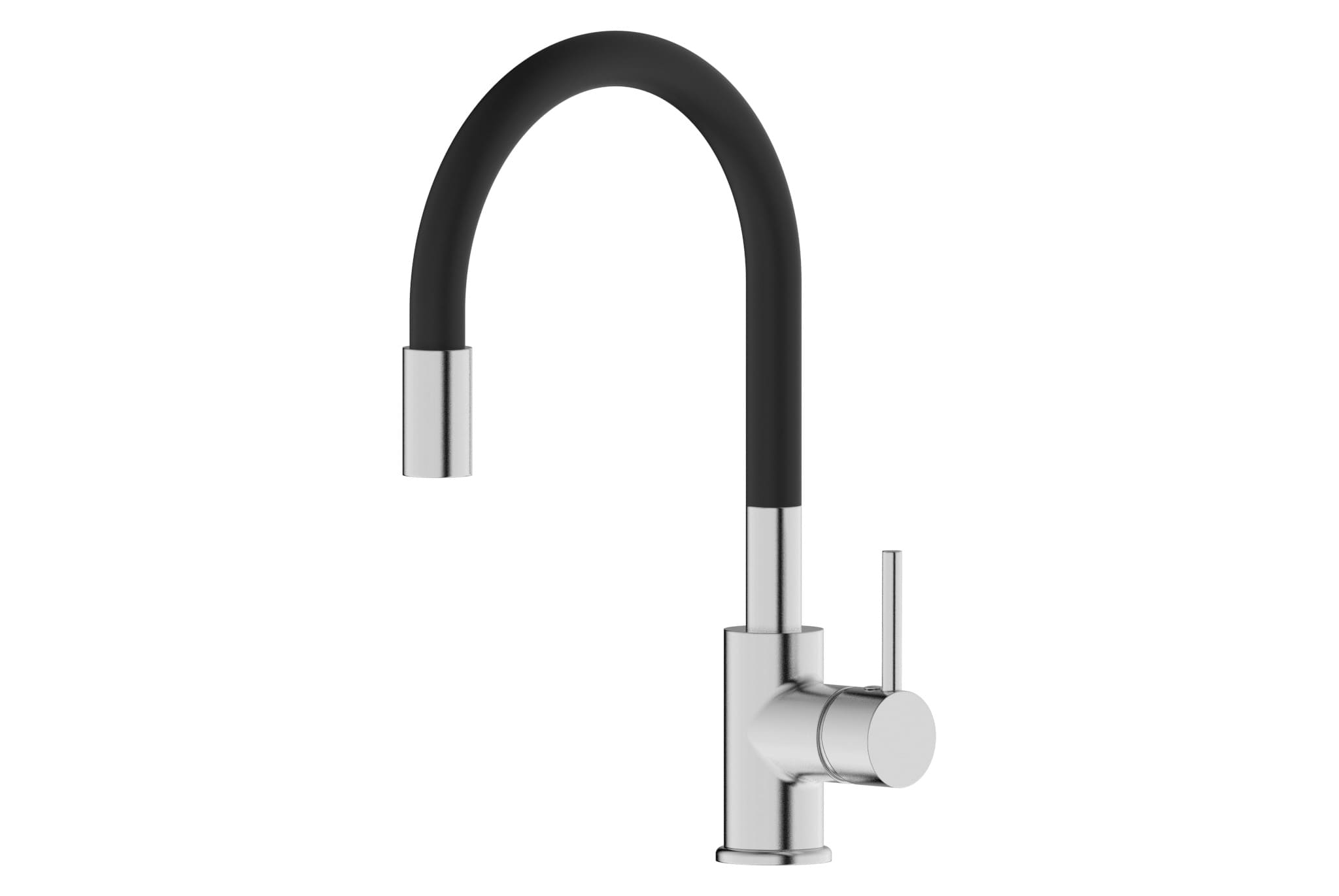 Brise-Brush GÜNTER&HAUER Virtuves Maisītājs BRISE Brush | Matēts Tērauds/Melns, 360° Rotācija, Viena Sviras - Image 1