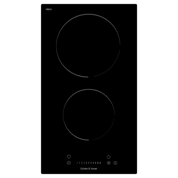 Günter & Hauer Domino elektriskā plīts virsma CER 320 | 2 gatavošanas zonas, 3000 W, Bez rāmja
