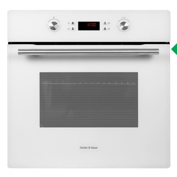 Günter & Hauer Elektriskā cepeškrāsns EOM 867 WH | 65 L, A klase, Iebīdāmi rokturi, Balta