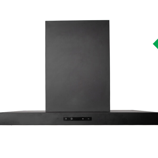 Vlano Sienas tvaika nosūcējs Level 70 Black | 1000 m³/h, Perimetrālā nosūkšana, A enerģijas klase, 70 cm