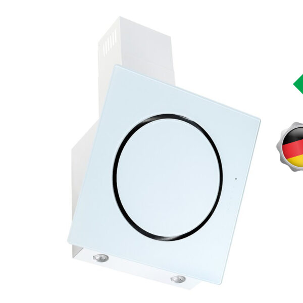 Vlano Sienas tvaika nosūcējs PLANET 60 White | 1000 m³/h, A enerģijas klase, Perimetrālā sūkšana