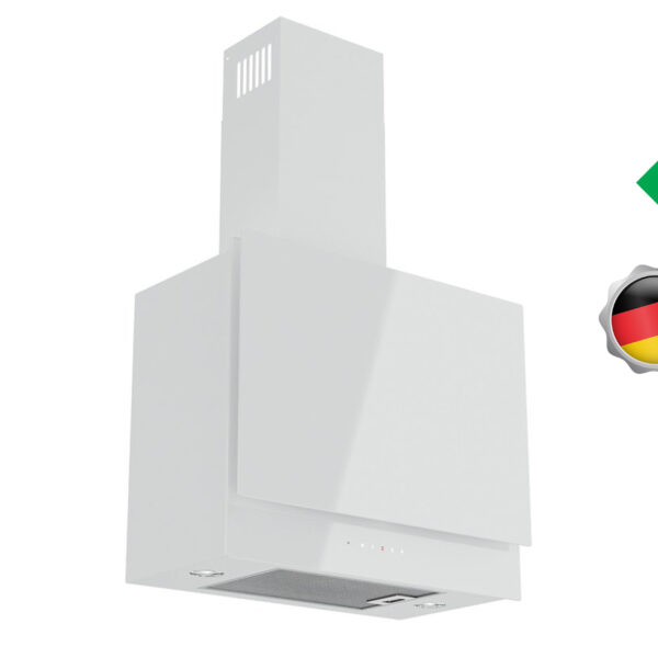 Vlano Sienas tvaika nosūcējs PLANUS 60 White | 1000 m³/h, A enerģijas klase, Perimetrālā iesūkšana