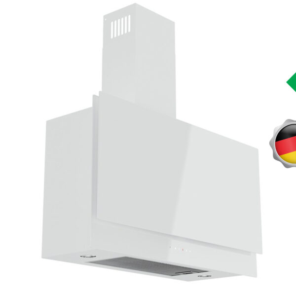 Vlano Sienas tvaika nosūcējs PLANUS 90 White | 1000 m³/h, A enerģijas klase, Perimetrālā nosūkšana, 90 cm