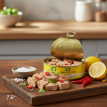 LARA Nesmulkintas Tunas Saulėgrąžų Aliejuje su Čili, 160 g | Aštrus, Baltymų Šaltinis, Paruoštas Vartoti