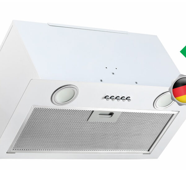 Vlano Iebūvējams tvaika nosūcējs GT 52 WH | 800 m³/h, A enerģijas klase, Balts, 52 cm